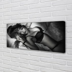 Fotoobraz na płótnie Klasyczna Elegancja w Monochromie