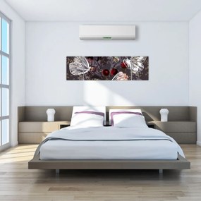 Obraz motyli (170x50 cm)