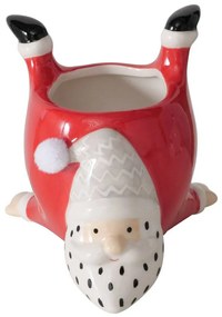 Ceramiczna osłonka na doniczkę TIMMY, wys. 10,5 cm
