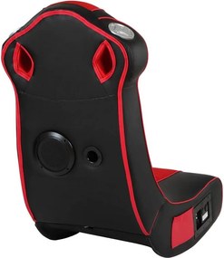 Fotel multimedialny, 50 x 89 x 94 cm, czerwony