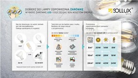 Żarówka LED GU10 3000K 12W 800lm SOLLUX  LIGHTING