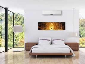 Obraz świetlistego dysku (170x50 cm)