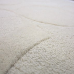 Wełniany dywan tkany ręcznie w kolorze kości słoniowej 200x290 cm Gigi – Flair Rugs