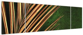 Obraz z liściem (170x50 cm)