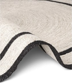 Okrągły dywan z juty dwustronny/tkany ręcznie w jasnym naturalnym kolorze ø 150 cm Lina – Hanse Home