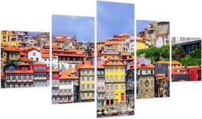 Obraz - Ribeira, Portugalia (125x70 cm)