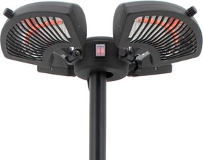 Stojący promiennik podczerwieni na taras z 3 segmentami grzewczymi, 2400 W