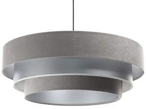 Szaro-srebrna potrójna lampa wisząca - S443-Lukas