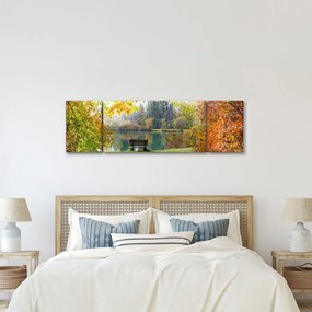 Obraz stawu (170x50 cm)
