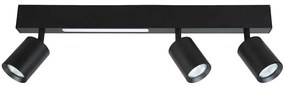 Czarna loftowa lampa sufitowa - K581- G1-P13