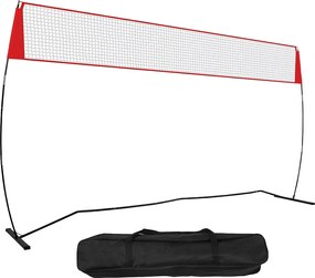 Siatka do Badmintona, SucceBuy Wolnostojąca Siatka Treningowa do Siatkówki ze Stojakiem, do U użytku Wewnątrz i na Zewnątrz