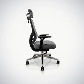 Ergonomiczny fotel biurowy ciemnoszary AXIS