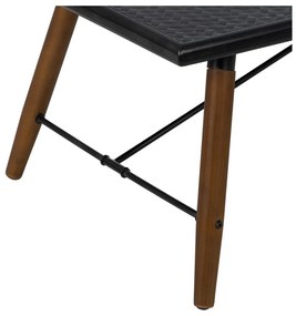 Czarny metalowy stolik 60x109,5 cm Oslo – Ixia