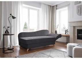 Szary sztruksowy szezlong (prawostronny) Chic Charlotte – Miuform