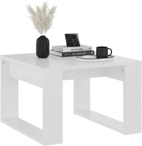 Biały minimalistyczny stolik kawowy H7-C65