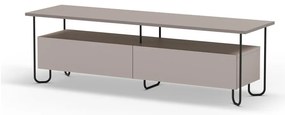 Szarobeżowa szafka pod TV 150x45 cm Dilly – Marckeric