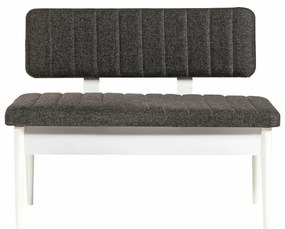 Ławka Vina Anthracite and White