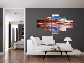 Obraz - Wieczorna plaża (125x70 cm)