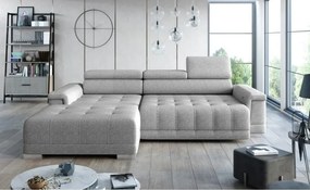 Narożnik CAMPO S z elektryczną regulacją siedziska Lewostronny w tkaninie MEMPHIS 16 WERSAL