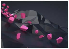Obraz abstrakcji 3D (70x50 cm)