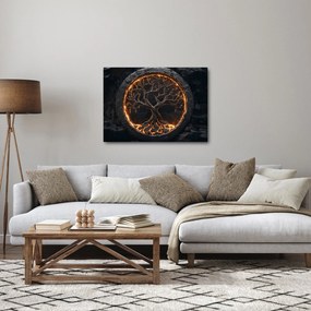 Obraz – Drzewo życia w lawie I. (70x50 cm)