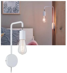 Paulmann 79811 - 1xE27/40W Kinkiet CALVANI 230V biały