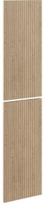 Mexen Rivel front ryflowany do korpusu szafki łazienkowej 35 x 80 cm (2 szt.), dąb - 91A21-1600-300-2-81