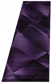 Dywan nowoczesny Costa geometria fioletowy 80 cm x 250 cm