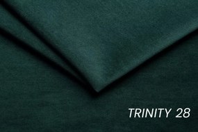 Narożnik z funkcją spania Laksaro prawostronny - zielony welur Trinity 28