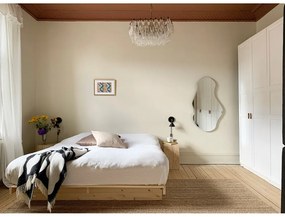 Naturalne łóżko dwuosobowe z litego drewna sosnowego 180x200 cm Kanso – Karup Design
