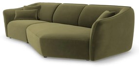 Zielony aksamitny narożnik Tokyo – Cosmopolitan Design