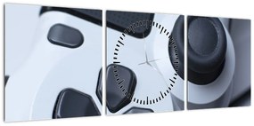 Obraz - Kontroler gier (z zegarem) (90x30 cm)