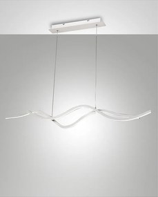 Sinuo 36W Biała lampa wisząca LED 3666-45-102 Fabas Luce