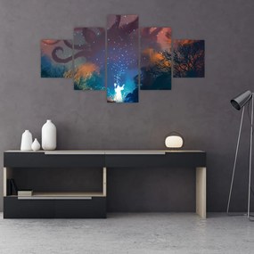 Obraz - Czarujący czarodziej (125x70 cm)