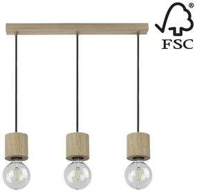 Spot-Light 7061374L - Żyrandol na lince TRONGO ROUND 3xE27/60W/230V