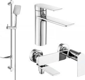 Mexen Zero DF62 zestaw wannowy, chrom - 71103DF62-00