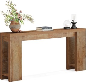 Stolik konsolowy 160 x 29,5 x 85 cm, stolik boczny, stolik do przedpokoju, stolik kawowy do małych przestrzeni