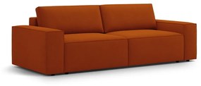 Ceglasta rozkładana sofa 247 cm Jodie – Micadoni Home