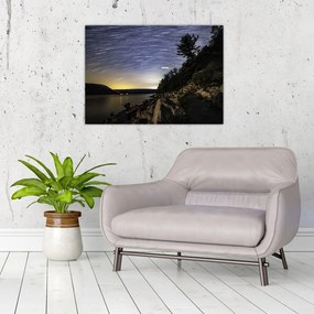 Obraz na szkle - niebo podczas zachodu słońca (70x50 cm)