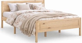 Drewniane łóżko z naturalnej sosny 120x200 W9-C81