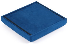 Niebieski składany taboret CUBEXO VELVET M