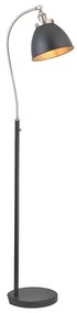 Endon 98753 - Lampa stojąca FRANKLIN 1xE27/10W/230V matowy chrom/antracyt