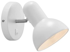 Nordlux - Lampa ścienna TEXAS 1xE27/60W/230V biała