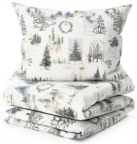 PrzytulneMieszkanie.pl PrzytulneMieszkanie.pl Bawełniana pościel WINTER WHISPER kolorowa Rozmiar pościeli: 70 x 90 cm | 140 x 200 cm