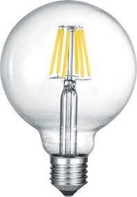 Żarówka LED/filamentowa z ciepłym światłem z gwintem E27, 7 W Globe – Trio