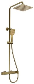 Sapho - Zestaw prysznicowy z baterią CUBEMIX, matowe złoto