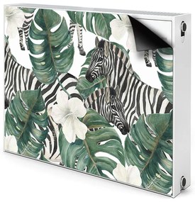 Maskownica dekoracyjna grzejnika Zebry w liściach