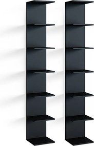 Półka ścienna czarny 30x28x190 paolo