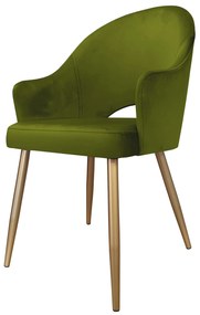 Krzesło obrotowe Velvet podstawa złota BL75