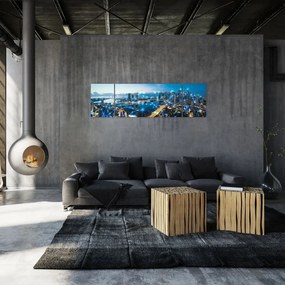 Obraz - Sieć miejska (170x50 cm)